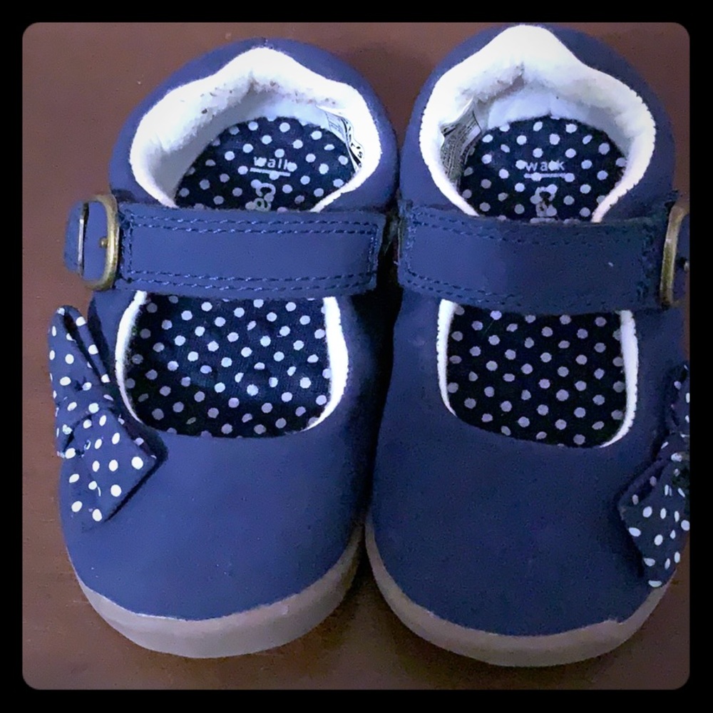 Blue baby shoes. Carters